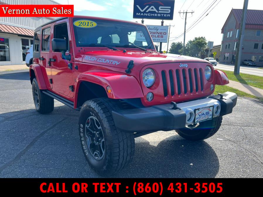 2015 Jeep Wrangler Unlimited 4WD 4dr Sahara, available for sale in Manchester, Connecticut | Vernon Auto Sale & Service. Manchester, Connecticut 2015 Jeep Wrangler Unlimited 4WD 4dr Sahara, available for sale in Manchester, Connecticut | Vernon Auto Sale & Service. Manchester, Connecticut