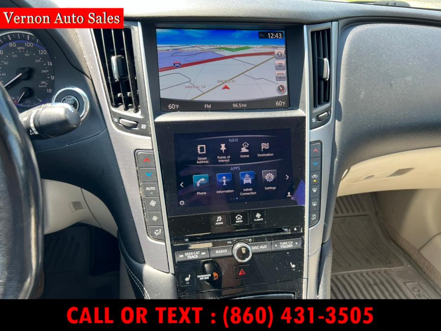 2015 Infiniti Q50 4dr Sdn Sport AWD, available for sale in Manchester, Connecticut | Vernon Auto Sale & Service. Manchester, Connecticut 2015 Infiniti Q50 4dr Sdn Sport AWD, available for sale in Manchester, Connecticut | Vernon Auto Sale & Service. Manchester, Connecticut