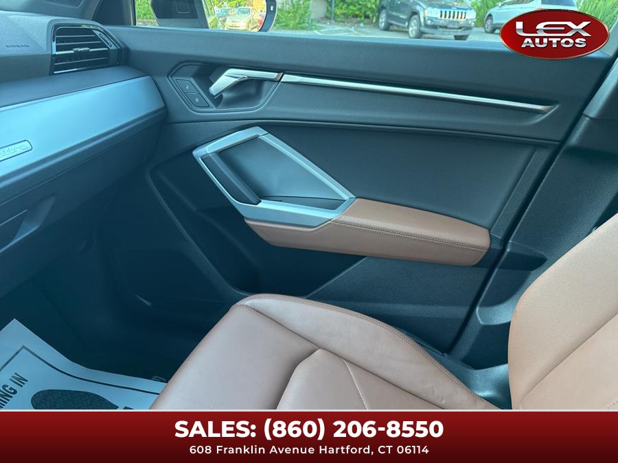 2020 Audi Q3 S line Premium 45 TFSI quattro, available for sale in Hartford, Connecticut | Lex Autos LLC. Hartford, Connecticut 2020 Audi Q3 S line Premium 45 TFSI quattro, available for sale in Hartford, Connecticut | Lex Autos LLC. Hartford, Connecticut
