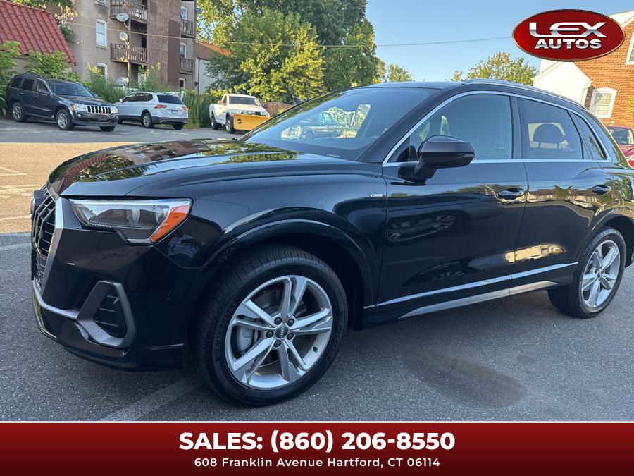 2020 Audi Q3 S line Premium 45 TFSI quattro, available for sale in Hartford, Connecticut | Lex Autos LLC. Hartford, Connecticut 2020 Audi Q3 S line Premium 45 TFSI quattro, available for sale in Hartford, Connecticut | Lex Autos LLC. Hartford, Connecticut