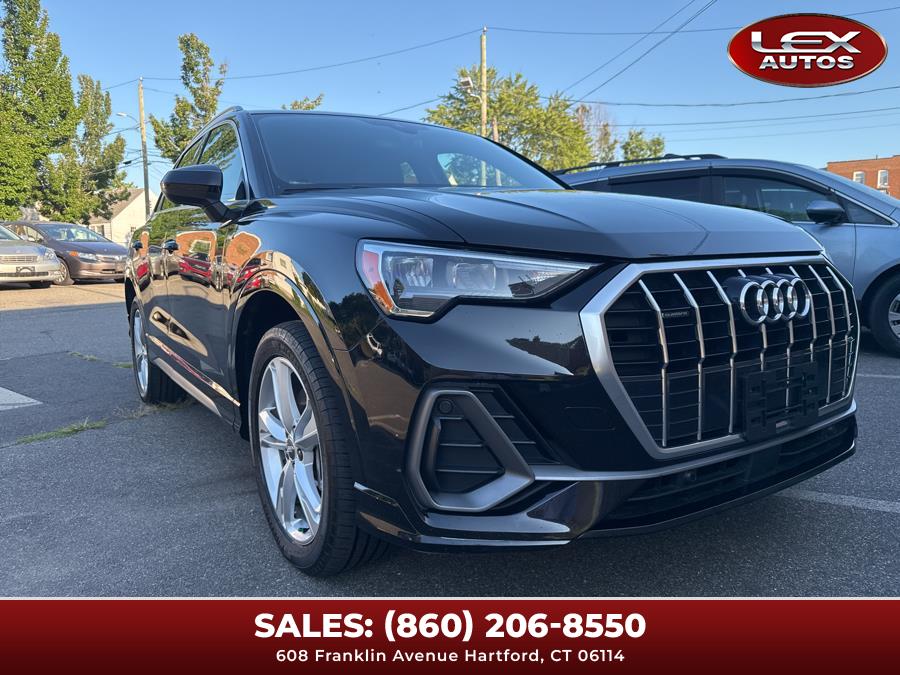 2020 Audi Q3 S line Premium 45 TFSI quattro, available for sale in Hartford, Connecticut | Lex Autos LLC. Hartford, Connecticut 2020 Audi Q3 S line Premium 45 TFSI quattro, available for sale in Hartford, Connecticut | Lex Autos LLC. Hartford, Connecticut