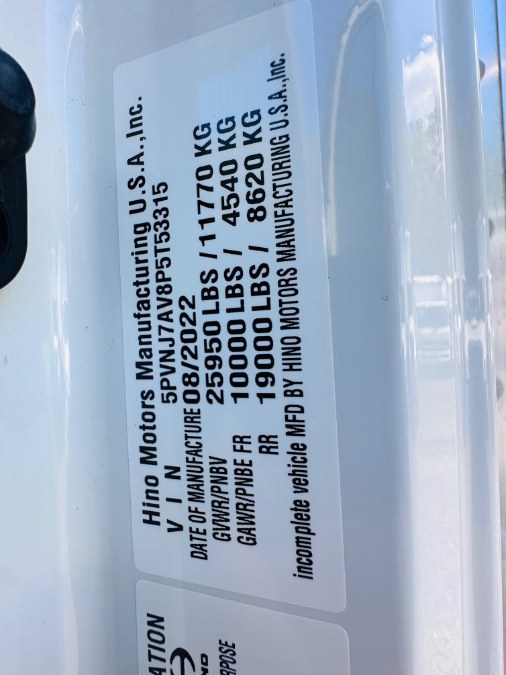 2023 HINO L6 26FT BOX + AIR SUSPENSION + LIFT GATE + NO CDL, available for sale in South Amboy, New Jersey | NJ Truck Spot. South Amboy, New Jersey 2023 HINO L6 26FT BOX + AIR SUSPENSION + LIFT GATE + NO CDL, available for sale in South Amboy, New Jersey | NJ Truck Spot. South Amboy, New Jersey
