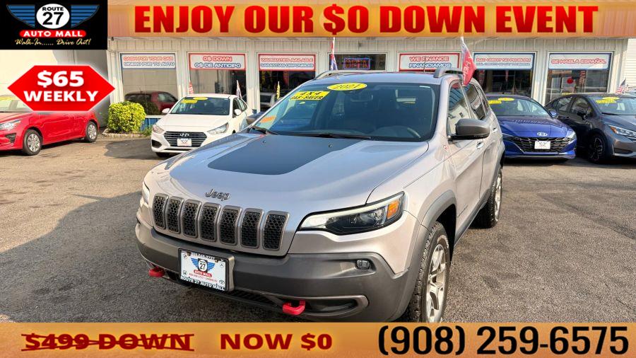 2021 Jeep Cherokee TrailHawk Sport Utility 4D, available for sale in Linden, New Jersey | Route 27 Auto Mall. Linden, New Jersey 2021 Jeep Cherokee TrailHawk Sport Utility 4D, available for sale in Linden, New Jersey | Route 27 Auto Mall. Linden, New Jersey