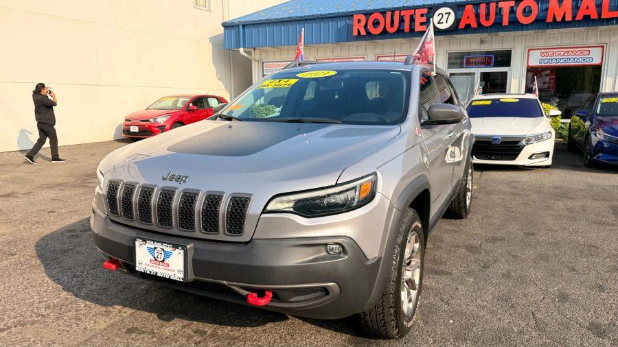 2021 Jeep Cherokee TrailHawk Sport Utility 4D, available for sale in Linden, New Jersey | Route 27 Auto Mall. Linden, New Jersey 2021 Jeep Cherokee TrailHawk Sport Utility 4D, available for sale in Linden, New Jersey | Route 27 Auto Mall. Linden, New Jersey