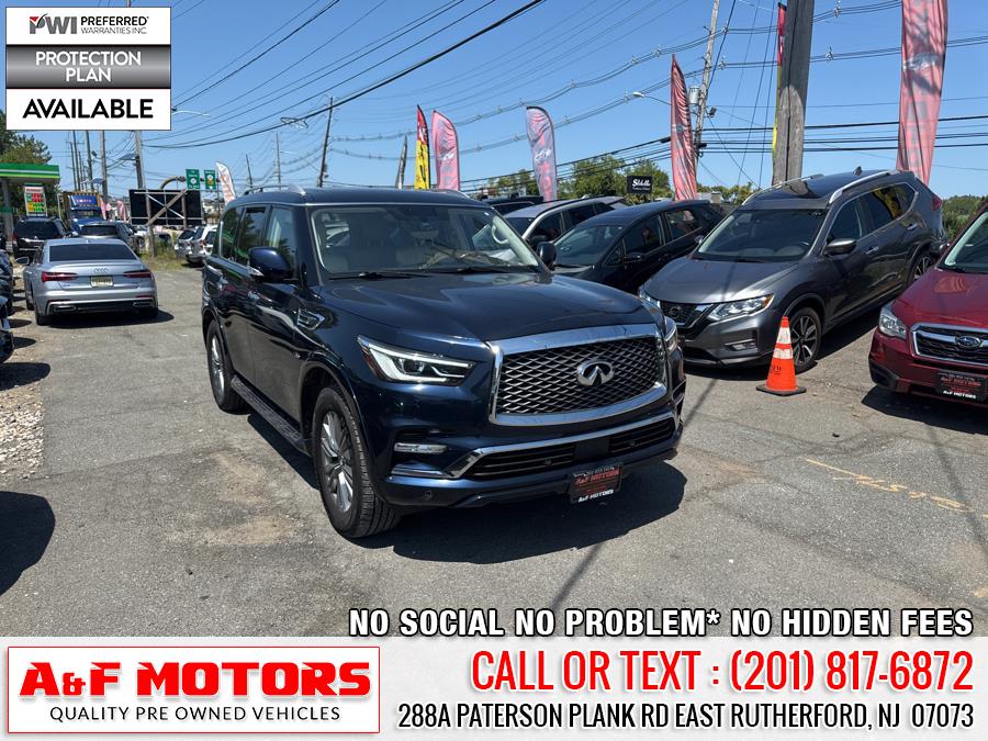 2018 INFINITI QX80 AWD, available for sale in East Rutherford, New Jersey | A&F Motors LLC. East Rutherford, New Jersey 2018 INFINITI QX80 AWD, available for sale in East Rutherford, New Jersey | A&F Motors LLC. East Rutherford, New Jersey