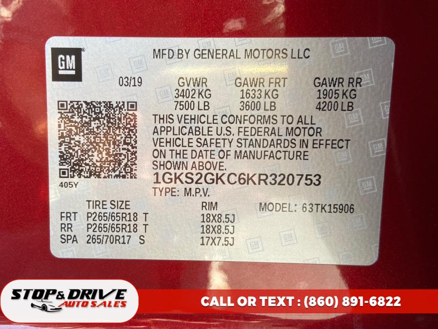 2019 GMC Yukon XL 4WD 4dr SLT, available for sale in East Windsor, Connecticut | Stop & Drive Auto Sales. East Windsor, Connecticut 2019 GMC Yukon XL 4WD 4dr SLT, available for sale in East Windsor, Connecticut | Stop & Drive Auto Sales. East Windsor, Connecticut