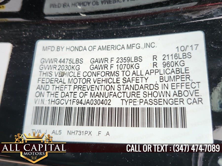 2018 Honda Accord Sedan Touring 1.5T CVT, available for sale in Brooklyn, New York | All Capital Motors. Brooklyn, New York 2018 Honda Accord Sedan Touring 1.5T CVT, available for sale in Brooklyn, New York | All Capital Motors. Brooklyn, New York