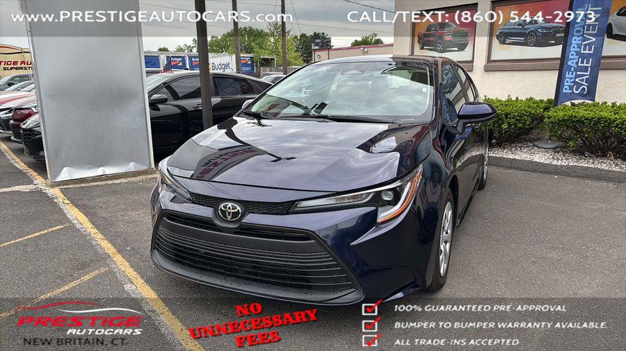 2024 Toyota Corolla LE Sedan 4D, available for sale in NEW BRITAIN, Connecticut | Prestige Auto Superstore. NEW BRITAIN, Connecticut 2024 Toyota Corolla LE Sedan 4D, available for sale in NEW BRITAIN, Connecticut | Prestige Auto Superstore. NEW BRITAIN, Connecticut