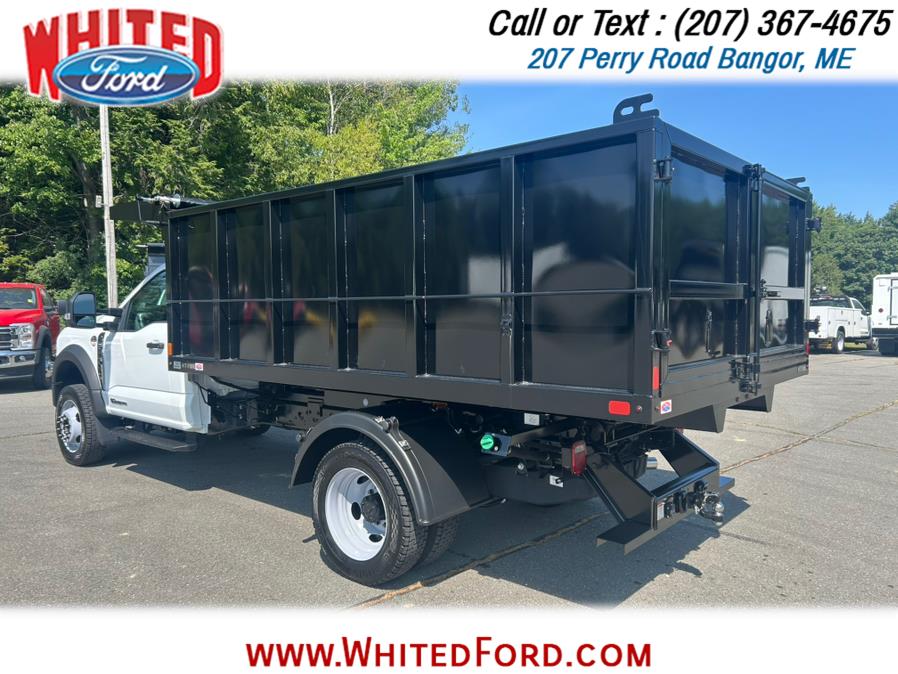 2025 Ford Super Duty F-550 DRW XL 4WD Reg Cab 169" WB 12' S&H Landscape Dump Body, available for sale in Bangor, Maine | Whited Ford. Bangor, Maine 2025 Ford Super Duty F-550 DRW XL 4WD Reg Cab 169" WB 12' S&H Landscape Dump Body, available for sale in Bangor, Maine | Whited Ford. Bangor, Maine