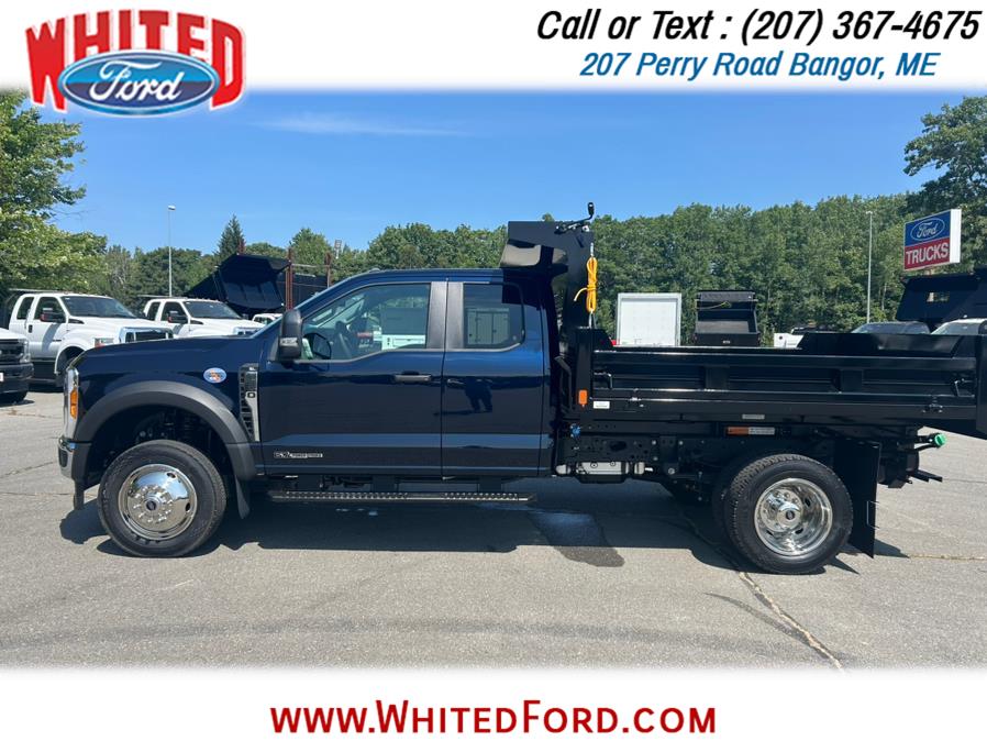 2025 Ford Super Duty F-550 DRW XL 4WD SuperCab 168" WB 60" CA 9' S&H Drop Side, available for sale in Bangor, Maine | Whited Ford. Bangor, Maine 2025 Ford Super Duty F-550 DRW XL 4WD SuperCab 168" WB 60" CA 9' S&H Drop Side, available for sale in Bangor, Maine | Whited Ford. Bangor, Maine