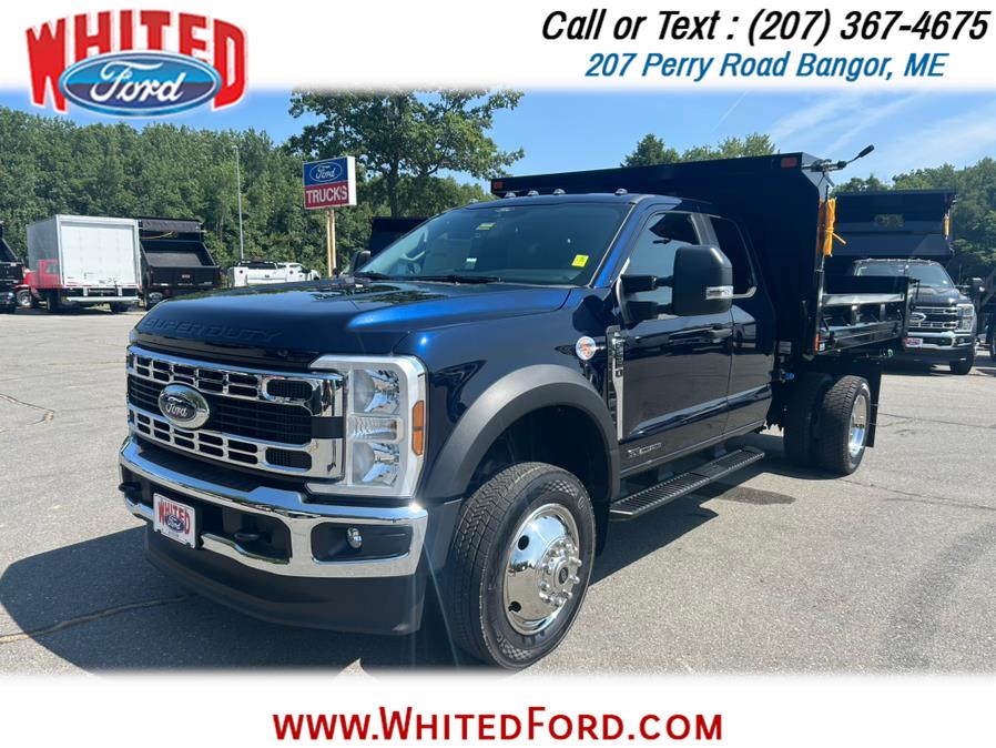 2025 Ford Super Duty F-550 DRW XL 4WD SuperCab 168" WB 60" CA 9' S&H Drop Side, available for sale in Bangor, Maine | Whited Ford. Bangor, Maine 2025 Ford Super Duty F-550 DRW XL 4WD SuperCab 168" WB 60" CA 9' S&H Drop Side, available for sale in Bangor, Maine | Whited Ford. Bangor, Maine