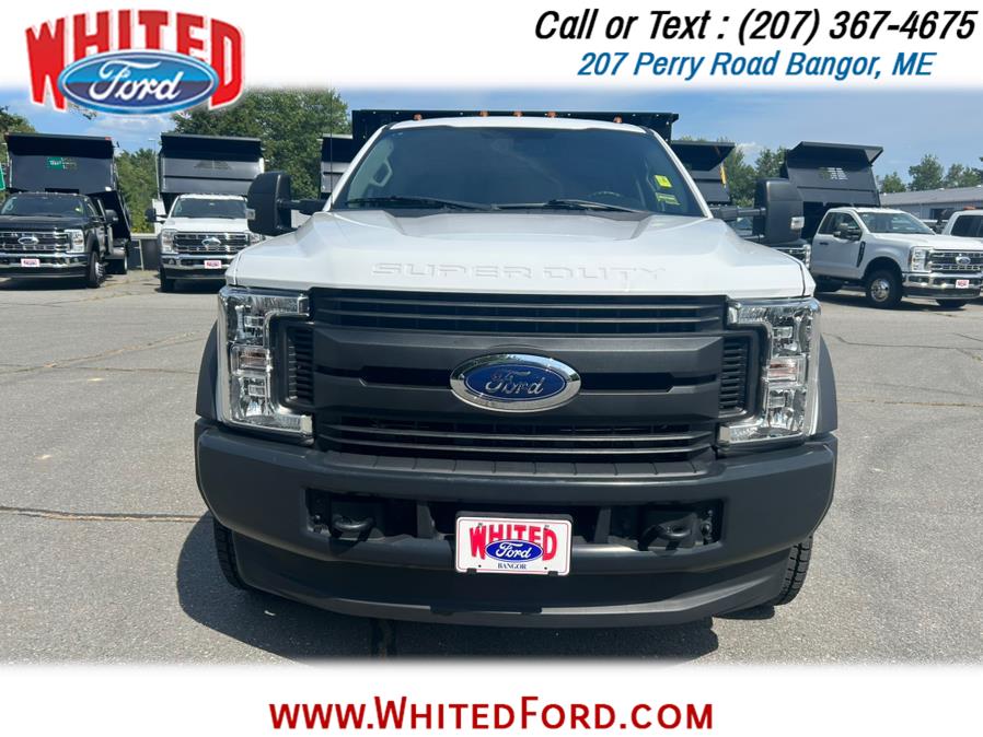 2019 Ford Super Duty F-550 DRW XL 4WD Reg Cab I Pack 9" Dumping Landscape Body, available for sale in Bangor, Maine | Whited Ford. Bangor, Maine 2019 Ford Super Duty F-550 DRW XL 4WD Reg Cab I Pack 9" Dumping Landscape Body, available for sale in Bangor, Maine | Whited Ford. Bangor, Maine