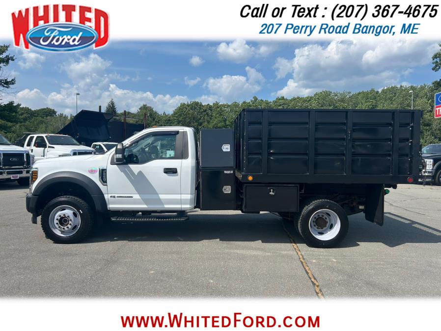 2019 Ford Super Duty F-550 DRW XL 4WD Reg Cab I Pack 9" Dumping Landscape Body, available for sale in Bangor, Maine | Whited Ford. Bangor, Maine 2019 Ford Super Duty F-550 DRW XL 4WD Reg Cab I Pack 9" Dumping Landscape Body, available for sale in Bangor, Maine | Whited Ford. Bangor, Maine