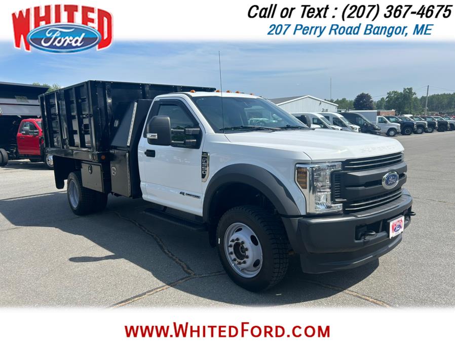 2019 Ford Super Duty F-550 DRW XL 4WD Reg Cab I Pack 9" Dumping Landscape Body, available for sale in Bangor, Maine | Whited Ford. Bangor, Maine 2019 Ford Super Duty F-550 DRW XL 4WD Reg Cab I Pack 9" Dumping Landscape Body, available for sale in Bangor, Maine | Whited Ford. Bangor, Maine