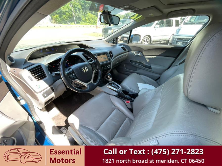 2012 Honda Civic Sdn 4dr Auto EX-L w/Navi PZEV, available for sale in Meriden, Connecticut | Essential Motors. Meriden, Connecticut 2012 Honda Civic Sdn 4dr Auto EX-L w/Navi PZEV, available for sale in Meriden, Connecticut | Essential Motors. Meriden, Connecticut
