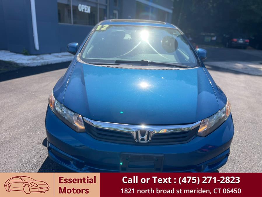 2012 Honda Civic Sdn 4dr Auto EX-L w/Navi PZEV, available for sale in Meriden, Connecticut | Essential Motors. Meriden, Connecticut 2012 Honda Civic Sdn 4dr Auto EX-L w/Navi PZEV, available for sale in Meriden, Connecticut | Essential Motors. Meriden, Connecticut