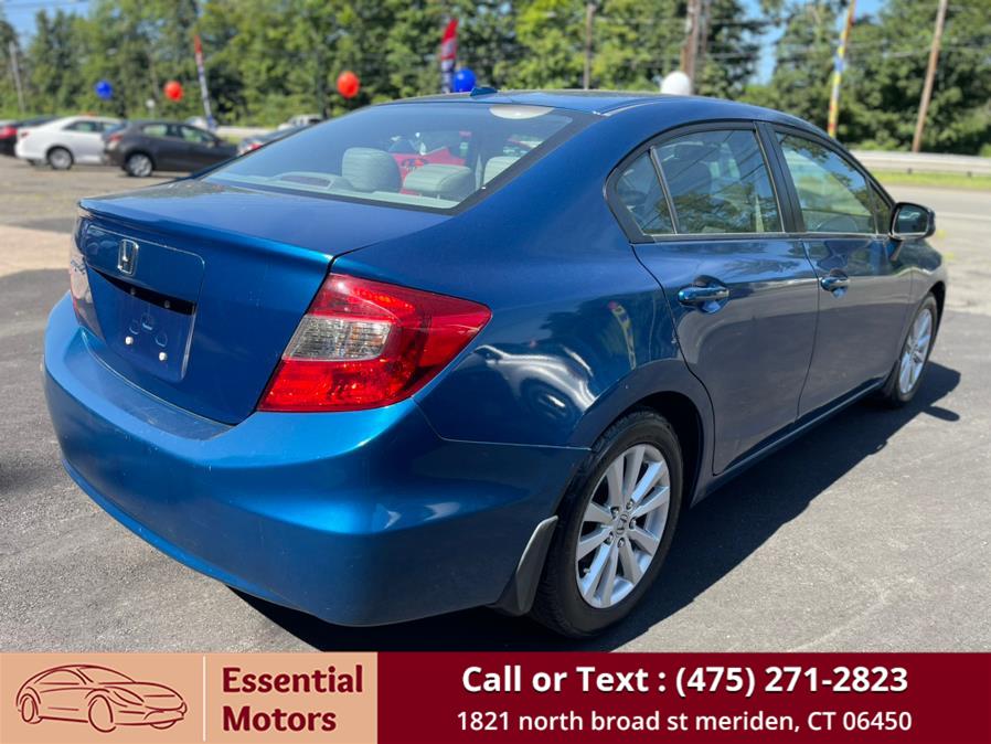 2012 Honda Civic Sdn 4dr Auto EX-L w/Navi PZEV, available for sale in Meriden, Connecticut | Essential Motors. Meriden, Connecticut 2012 Honda Civic Sdn 4dr Auto EX-L w/Navi PZEV, available for sale in Meriden, Connecticut | Essential Motors. Meriden, Connecticut