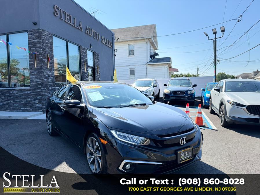 2019 Honda Civic Sedan Touring CVT, available for sale in Linden, New Jersey | Stella Auto Sales. Linden, New Jersey 2019 Honda Civic Sedan Touring CVT, available for sale in Linden, New Jersey | Stella Auto Sales. Linden, New Jersey