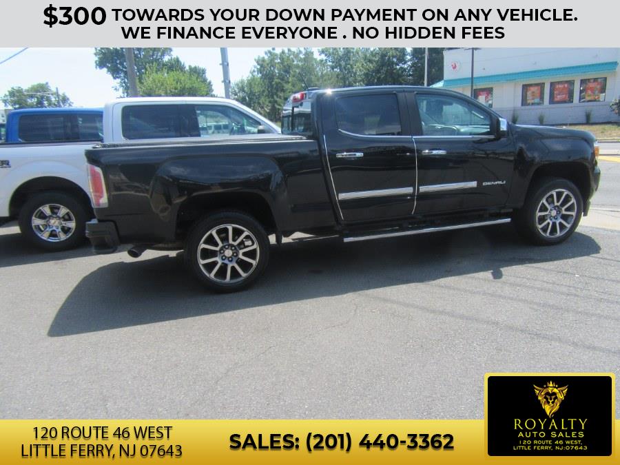 2017 GMC Canyon 4WD Crew Cab 140.5" Denali, available for sale in Little Ferry, New Jersey | Royalty Auto Sales. Little Ferry, New Jersey 2017 GMC Canyon 4WD Crew Cab 140.5" Denali, available for sale in Little Ferry, New Jersey | Royalty Auto Sales. Little Ferry, New Jersey