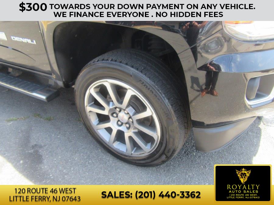 2017 GMC Canyon 4WD Crew Cab 140.5" Denali, available for sale in Little Ferry, New Jersey | Royalty Auto Sales. Little Ferry, New Jersey 2017 GMC Canyon 4WD Crew Cab 140.5" Denali, available for sale in Little Ferry, New Jersey | Royalty Auto Sales. Little Ferry, New Jersey