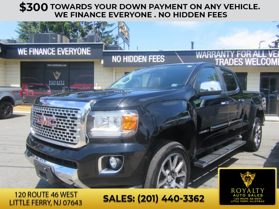 2017 GMC Canyon 4WD Crew Cab 140.5" Denali, available for sale in Little Ferry, New Jersey | Royalty Auto Sales. Little Ferry, New Jersey 2017 GMC Canyon 4WD Crew Cab 140.5" Denali, available for sale in Little Ferry, New Jersey | Royalty Auto Sales. Little Ferry, New Jersey