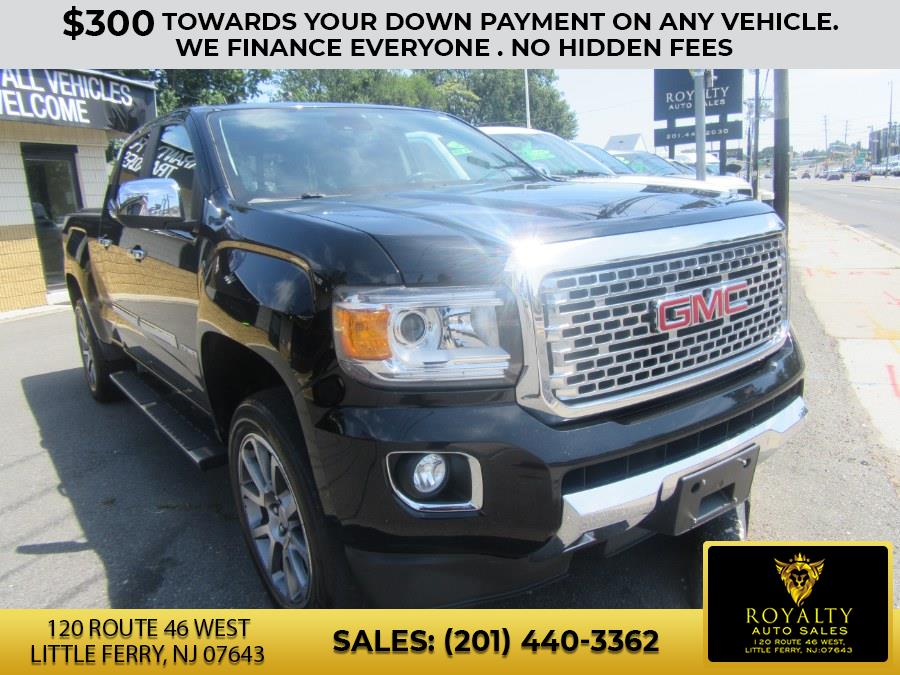 2017 GMC Canyon 4WD Crew Cab 140.5" Denali, available for sale in Little Ferry, New Jersey | Royalty Auto Sales. Little Ferry, New Jersey 2017 GMC Canyon 4WD Crew Cab 140.5" Denali, available for sale in Little Ferry, New Jersey | Royalty Auto Sales. Little Ferry, New Jersey