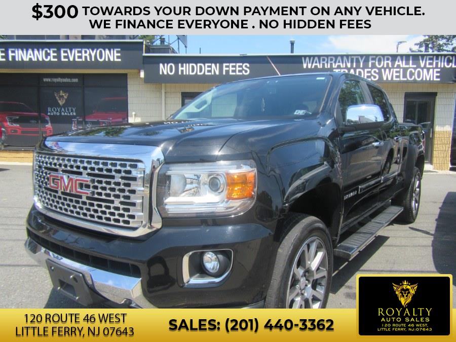 2017 GMC Canyon 4WD Crew Cab 140.5" Denali, available for sale in Little Ferry, New Jersey | Royalty Auto Sales. Little Ferry, New Jersey 2017 GMC Canyon 4WD Crew Cab 140.5" Denali, available for sale in Little Ferry, New Jersey | Royalty Auto Sales. Little Ferry, New Jersey