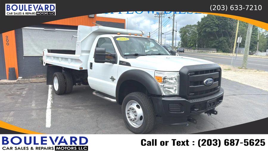 2012 Ford F450 Super Duty Regular Cab & Chassis With Dump Bo 141 W.B. 2D, available for sale in New Haven, Connecticut | Boulevard Motors LLC. New Haven, Connecticut 2012 Ford F450 Super Duty Regular Cab & Chassis With Dump Bo 141 W.B. 2D, available for sale in New Haven, Connecticut | Boulevard Motors LLC. New Haven, Connecticut