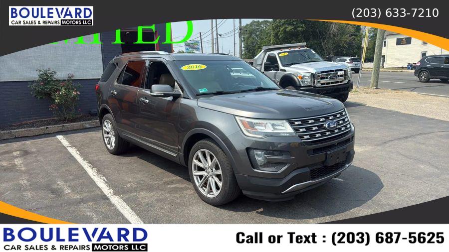2016 Ford Explorer Limited Sport Utility 4D, available for sale in New Haven, Connecticut | Boulevard Motors LLC. New Haven, Connecticut 2016 Ford Explorer Limited Sport Utility 4D, available for sale in New Haven, Connecticut | Boulevard Motors LLC. New Haven, Connecticut