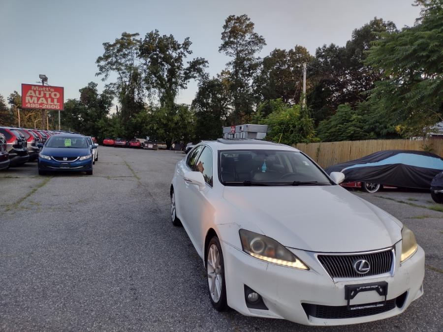 2011 Lexus IS 250 4dr Sport Sdn Auto AWD, available for sale in Chicopee, Massachusetts | Matts Auto Mall LLC. Chicopee, Massachusetts 2011 Lexus IS 250 4dr Sport Sdn Auto AWD, available for sale in Chicopee, Massachusetts | Matts Auto Mall LLC. Chicopee, Massachusetts