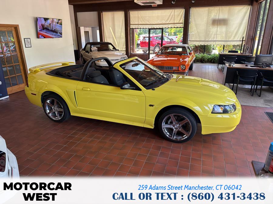 2003 Ford Mustang 2dr Conv GT Deluxe, available for sale in Manchester, Connecticut | Motorcar West. Manchester, Connecticut 2003 Ford Mustang 2dr Conv GT Deluxe, available for sale in Manchester, Connecticut | Motorcar West. Manchester, Connecticut