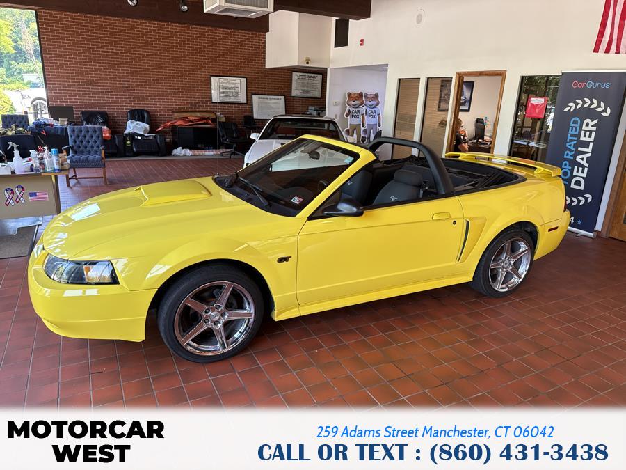 2003 Ford Mustang 2dr Conv GT Deluxe, available for sale in Manchester, Connecticut | Motorcar West. Manchester, Connecticut 2003 Ford Mustang 2dr Conv GT Deluxe, available for sale in Manchester, Connecticut | Motorcar West. Manchester, Connecticut