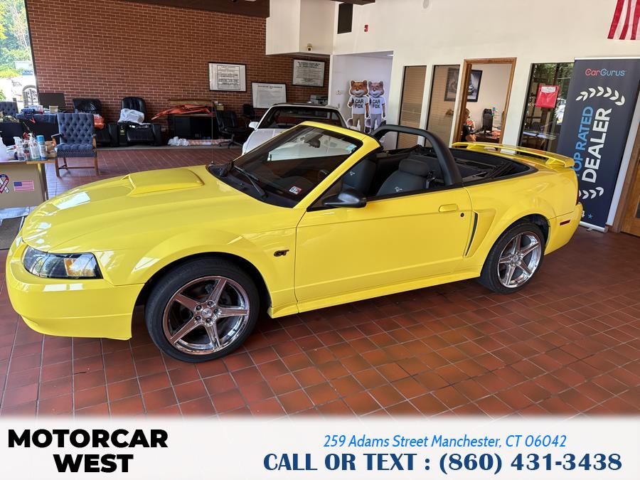 2003 Ford Mustang 2dr Conv GT Deluxe, available for sale in Manchester, Connecticut | Motorcar West. Manchester, Connecticut 2003 Ford Mustang 2dr Conv GT Deluxe, available for sale in Manchester, Connecticut | Motorcar West. Manchester, Connecticut