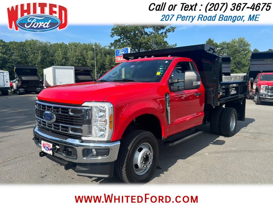 2023 Ford Super Duty F-350 DRW XL 4WD Reg Cab 9' Dump Body, available for sale in Bangor, Maine | Whited Ford. Bangor, Maine 2023 Ford Super Duty F-350 DRW XL 4WD Reg Cab 9' Dump Body, available for sale in Bangor, Maine | Whited Ford. Bangor, Maine