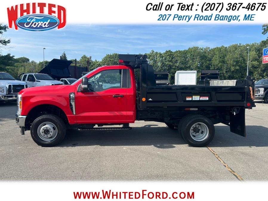 2023 Ford Super Duty F-350 DRW XL 4WD Reg Cab 9' Dump Body, available for sale in Bangor, Maine | Whited Ford. Bangor, Maine 2023 Ford Super Duty F-350 DRW XL 4WD Reg Cab 9' Dump Body, available for sale in Bangor, Maine | Whited Ford. Bangor, Maine
