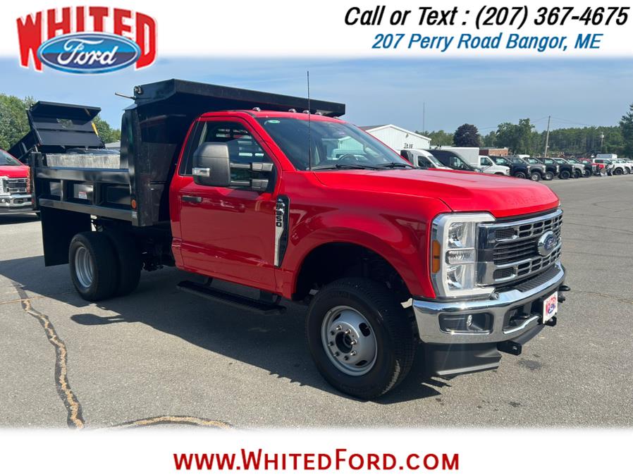 2023 Ford Super Duty F-350 DRW XL 4WD Reg Cab 9' Dump Body, available for sale in Bangor, Maine | Whited Ford. Bangor, Maine 2023 Ford Super Duty F-350 DRW XL 4WD Reg Cab 9' Dump Body, available for sale in Bangor, Maine | Whited Ford. Bangor, Maine