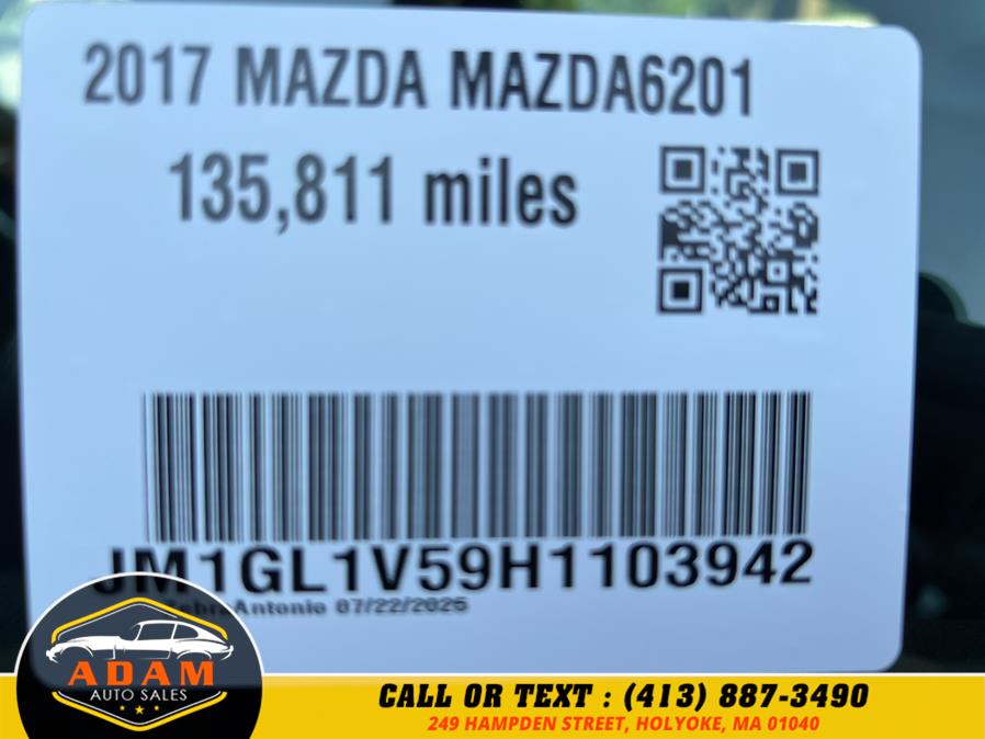 2017 Mazda Mazda6 Touring Auto, available for sale in Holyoke, Massachusetts | Adam Auto Sales. Holyoke, Massachusetts 2017 Mazda Mazda6 Touring Auto, available for sale in Holyoke, Massachusetts | Adam Auto Sales. Holyoke, Massachusetts