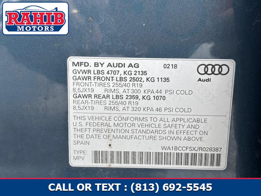 2018 Audi Q3 2.0 TFSI Premium FWD, available for sale in Orlando, Florida | Rahib inc. Orlando, Florida 2018 Audi Q3 2.0 TFSI Premium FWD, available for sale in Orlando, Florida | Rahib inc. Orlando, Florida