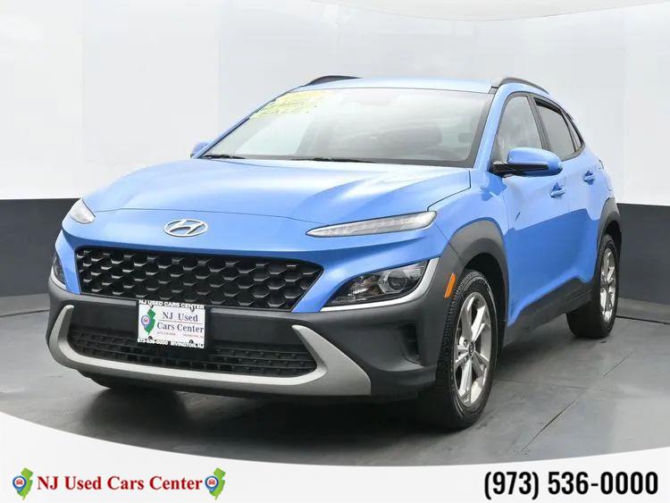 2022 Hyundai Kona SEL Sport Utility 4D, available for sale in Irvington, New Jersey | NJ Used Cars Center. Irvington, New Jersey 2022 Hyundai Kona SEL Sport Utility 4D, available for sale in Irvington, New Jersey | NJ Used Cars Center. Irvington, New Jersey