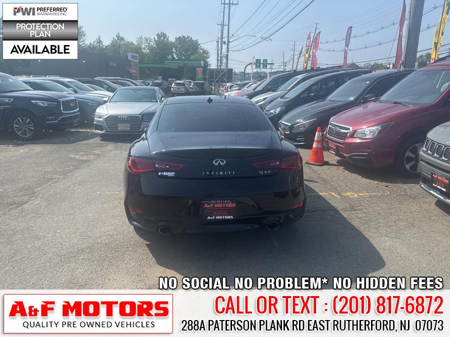 2018 INFINITI Q60 3.0t LUXE RWD, available for sale in East Rutherford, New Jersey | A&F Motors LLC. East Rutherford, New Jersey 2018 INFINITI Q60 3.0t LUXE RWD, available for sale in East Rutherford, New Jersey | A&F Motors LLC. East Rutherford, New Jersey