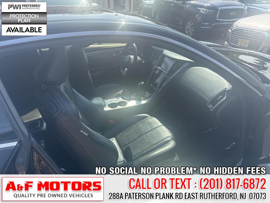 2018 INFINITI Q60 3.0t LUXE RWD, available for sale in East Rutherford, New Jersey | A&F Motors LLC. East Rutherford, New Jersey 2018 INFINITI Q60 3.0t LUXE RWD, available for sale in East Rutherford, New Jersey | A&F Motors LLC. East Rutherford, New Jersey
