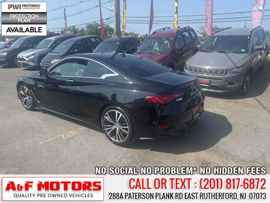 2018 INFINITI Q60 3.0t LUXE RWD, available for sale in East Rutherford, New Jersey | A&F Motors LLC. East Rutherford, New Jersey 2018 INFINITI Q60 3.0t LUXE RWD, available for sale in East Rutherford, New Jersey | A&F Motors LLC. East Rutherford, New Jersey