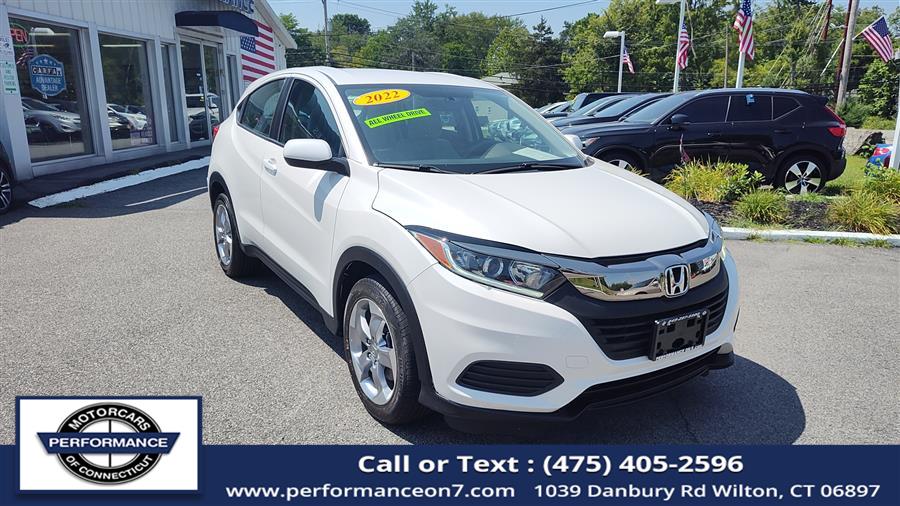 2022 Honda HR-V LX AWD CVT, available for sale in Wilton, Connecticut | Performance Motor Cars Of Connecticut LLC. Wilton, Connecticut 2022 Honda HR-V LX AWD CVT, available for sale in Wilton, Connecticut | Performance Motor Cars Of Connecticut LLC. Wilton, Connecticut