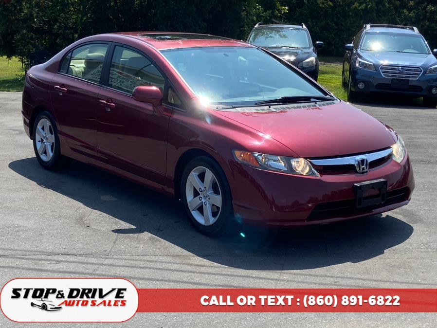 2007 Honda Civic Sdn 4dr MT EX w/Navi, available for sale in East Windsor, Connecticut | Stop & Drive Auto Sales. East Windsor, Connecticut 2007 Honda Civic Sdn 4dr MT EX w/Navi, available for sale in East Windsor, Connecticut | Stop & Drive Auto Sales. East Windsor, Connecticut
