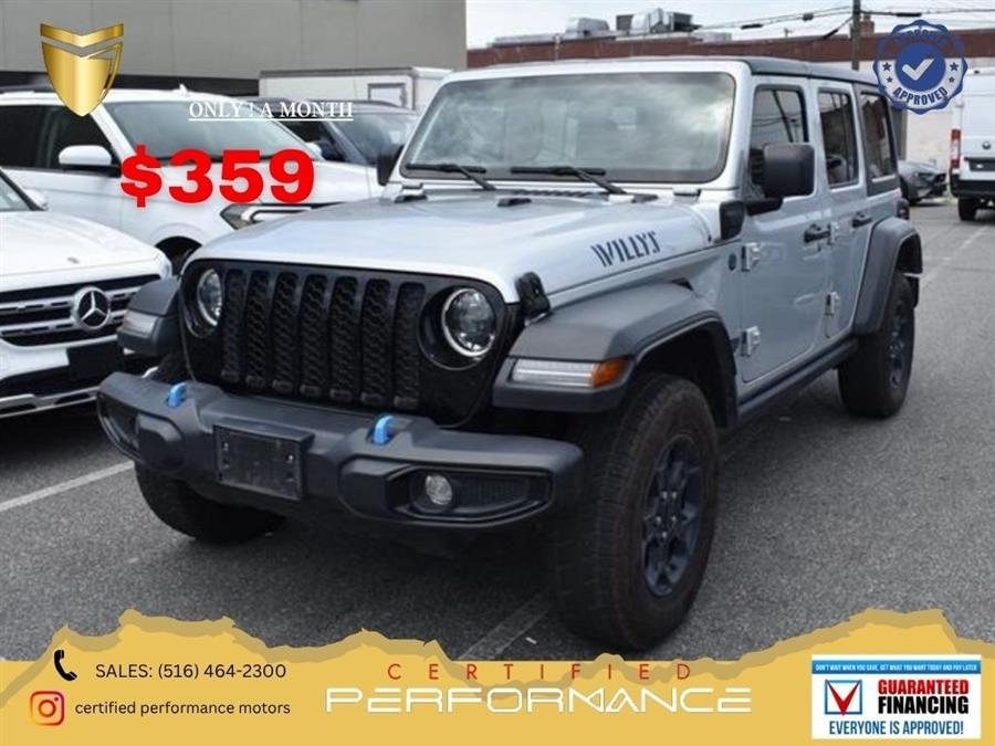2023 Jeep Wrangler Willys 4xe, available for sale in Valley Stream, New York | Certified Performance Motors. Valley Stream, New York 2023 Jeep Wrangler Willys 4xe, available for sale in Valley Stream, New York | Certified Performance Motors. Valley Stream, New York