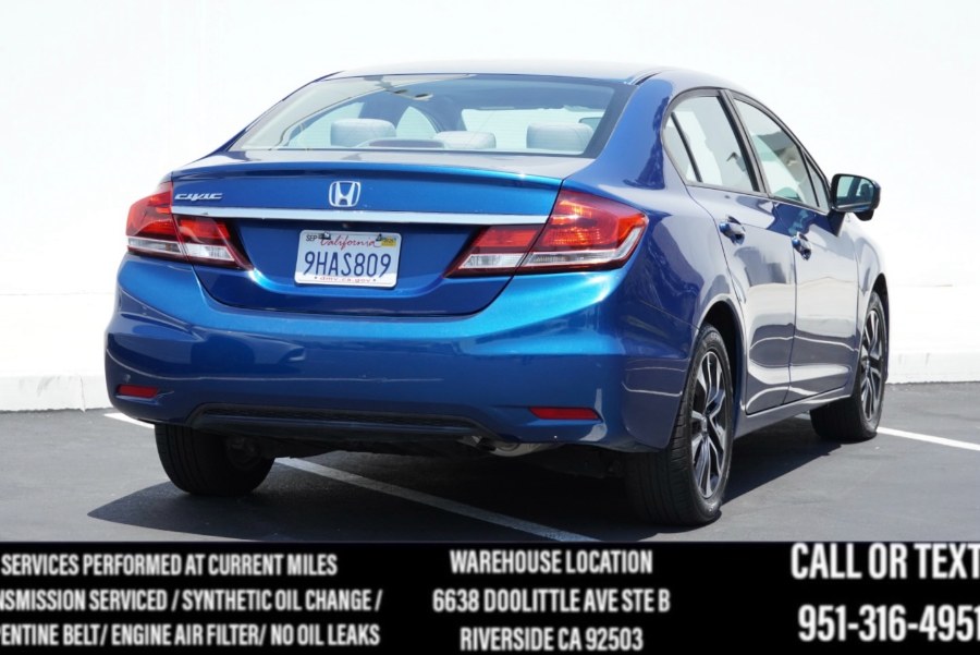 2014 Honda Civic Sedan EX /BLUETOOTH/SUNROOF/ SIDE/ BACK UP CAM, available for sale in Riverside, California | Big Timin Motors LLC. Riverside, California 2014 Honda Civic Sedan EX /BLUETOOTH/SUNROOF/ SIDE/ BACK UP CAM, available for sale in Riverside, California | Big Timin Motors LLC. Riverside, California