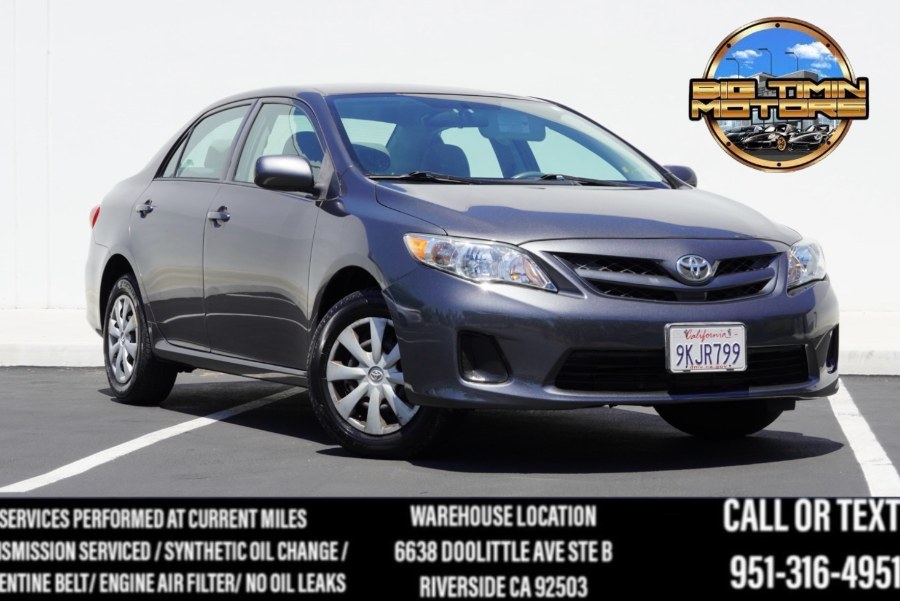 2012 Toyota Corolla LE BLUETOOTH/ APPLE CAR PLAY, available for sale in Riverside, California | Big Timin Motors LLC. Riverside, California 2012 Toyota Corolla LE BLUETOOTH/ APPLE CAR PLAY, available for sale in Riverside, California | Big Timin Motors LLC. Riverside, California