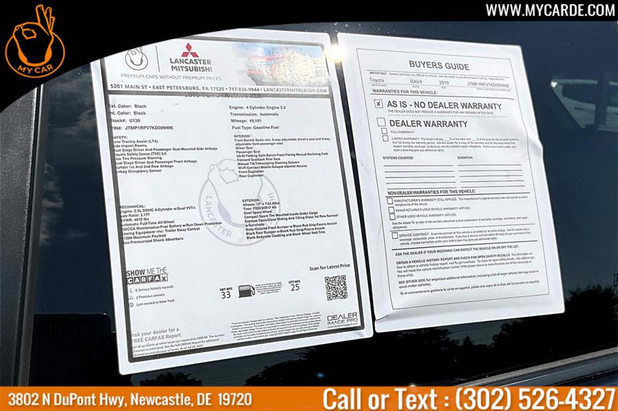 2019 Toyota Rav4 XLE, available for sale in New Castle, Delaware | My Car. New Castle, Delaware 2019 Toyota Rav4 XLE, available for sale in New Castle, Delaware | My Car. New Castle, Delaware