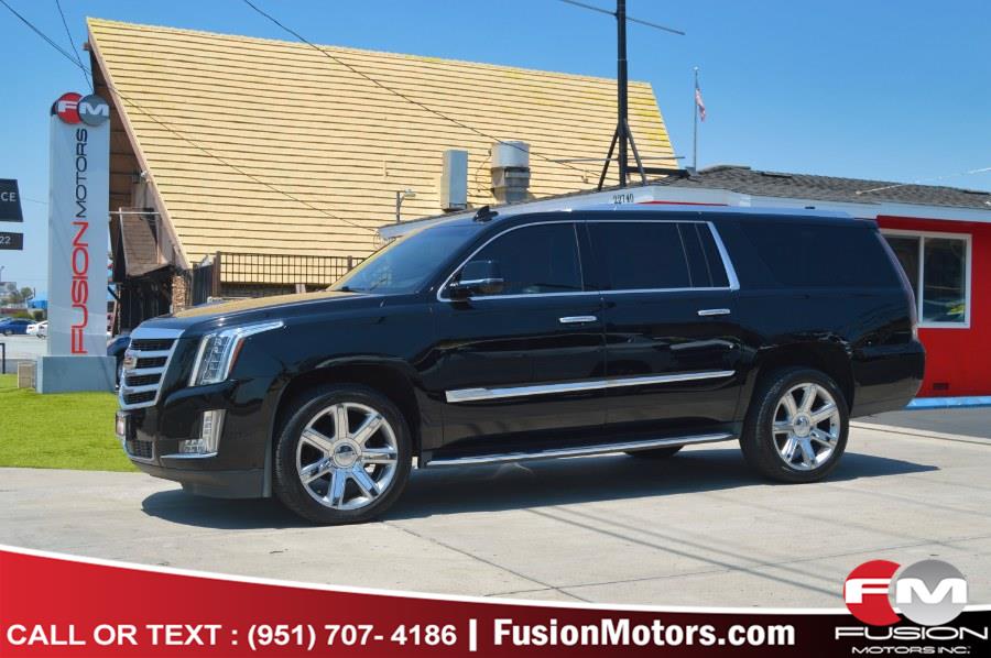2019 Cadillac Escalade ESV 4WD 4dr Premium Luxury, available for sale in Moreno Valley, California | Fusion Motors Inc. Moreno Valley, California 2019 Cadillac Escalade ESV 4WD 4dr Premium Luxury, available for sale in Moreno Valley, California | Fusion Motors Inc. Moreno Valley, California