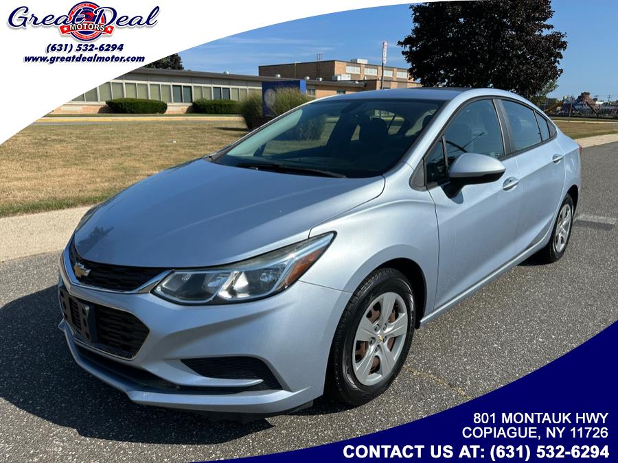 2018 Chevrolet Cruze 4dr Sdn 1.4L LS w/1SB, available for sale in Copiague, New York | Great Deal Motors. Copiague, New York 2018 Chevrolet Cruze 4dr Sdn 1.4L LS w/1SB, available for sale in Copiague, New York | Great Deal Motors. Copiague, New York